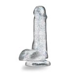 Naturally Yours - 6 Inch Glitter Cock - Sparkling Clear - Image 10