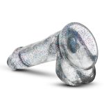 Naturally Yours - 6 Inch Glitter Cock - Sparkling Clear - Image 9