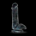 Naturally Yours - 6 Inch Glitter Cock - Sparkling Clear - Image 4