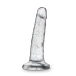 Naturally Yours - 5.5 Inch Glitter Dong - Sparkling Clear - Image 9