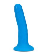 Neo Elite - 6 Inch Dual Density Cock - Neon Blue - Image 2
