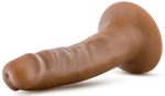Dr. Skin Silicone - Dr. Lucas - 5 Inch Dong With Suction Cup - Mocha - Image 4