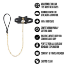 Temptasia Ardor - Collar and Leash - Black With Bow - Image 3