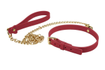 Temptasia Ardor - Collar and Leash - Red - Image 4