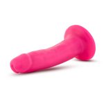 Neo - 5.5 Inch Dual Density Cock - Neon Pink - Image 2