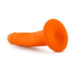 Neo - 5.5 Inch Dual Density Cock - Neon Orange - Image 4