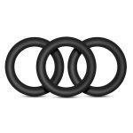Performance - Vs2 Pure Premium Silicone Cockrings - Small - Black - Image 3