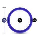 Performance - Vs1 Pure Premium Silicone Cockrings - Medium - Indigo - Image 2