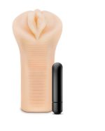 Enlust Emma Male Masturbator With Bullet Vibrator - Beige - Image 5