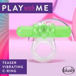 Play With Me  Teaser Vibrating C-Ring  Green - Image 5
