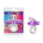 Play With Me  Bull Vibrating C-Ring - Purple - Image 6