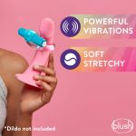 Play With Me  Delight Vibrating C-Ring - Blue - Image 3