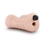 M for Men - 3-Pack Self-Lubricating Vibrating Stroker Sleeve Kit - Vanilla - Image 5