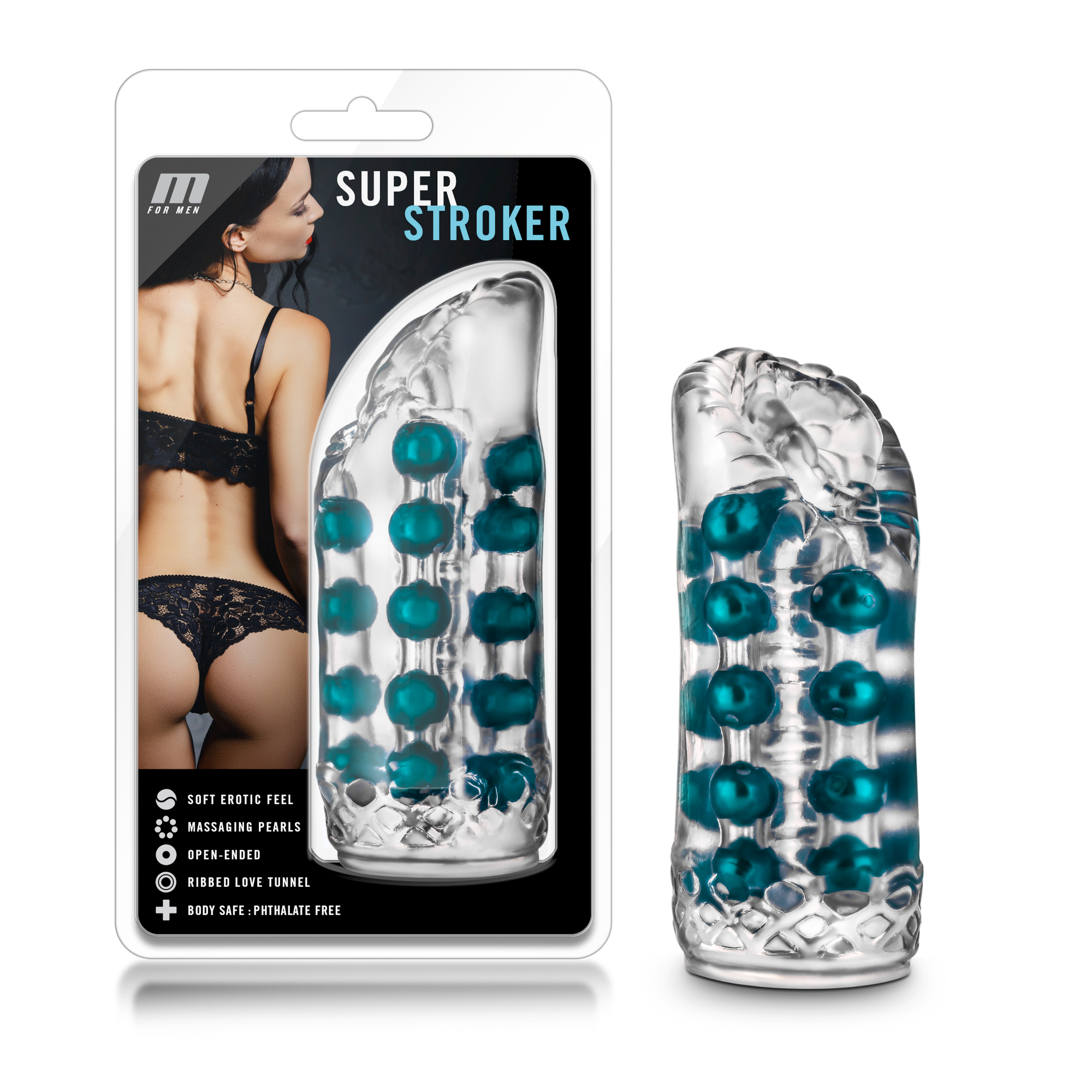 HOBL-84412.jpg M for Men Super Stroker - Clear - Image 1