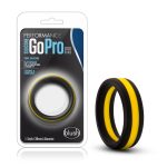 Performance - Silicone Go Pro Cock Ring - Black-gold-black - Image 4