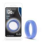 Performance - Silicone Glo Cock Ring - Blue Glow - Image 3