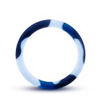Performance - Silicone Camo Cock Ring - Blue Camoflauge - Image 3