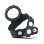Performance - Vs6 - Silicone Cock  Ball Strap - Black - Image 2