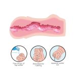 Crazy Bull No Lube Masturbator Sleeve - Realistic Pussy Skin-Like Texture - Image 6