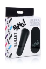 Bang Vibrating Bullet With Remote Control - Black - Image 5