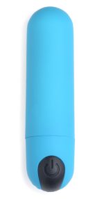 Bang Vibrating Bullet With Remote Control - Blue - Image 4