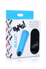 Bang Vibrating Bullet With Remote Control - Blue - Image 6