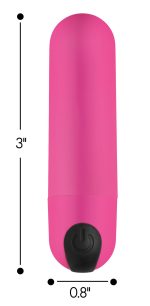 Bang Vibrating Bullet With Remote Control - Pink - Image 2
