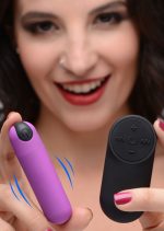 Bang Vibrating Bullet With Remote Control - Purple - Image 4