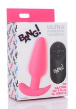 21x Silicone Butt Plug With Remote - Pink - Image 6