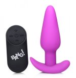 21x Silicone Butt Plug With Remote - Purple - Image 5