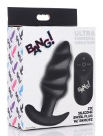 21x Silicone Swirl Plug With Remote -Black - Image 7