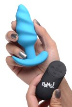 21x Silicone Swirl Plug With Remote - Blue - Image 4