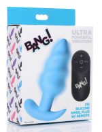 21x Silicone Swirl Plug With Remote - Blue - Image 6