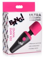 Bang - 10x Vibrating Mini Silicone Wand - Pink - Image 5