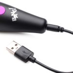 Bang - 10x Vibrating Mini Silicone Wand - Purple - Image 3
