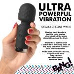 10x Mini Silicone Wand - Black - Image 5