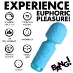 10x Mini Silicone Wand - Blue - Image 2