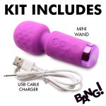 10x Mini Silicone Wand - Purple - Image 5