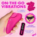 Silicone Panty Vibe With Digital Remote - Pink - Image 4