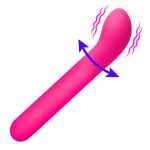 G-Spot Flexible Silicone Vibrator - Pink - Image 5