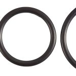 Rubber Cock Ring Set - Black