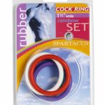Rubber C-Ring Set - 1.5 Inches - Rainbow