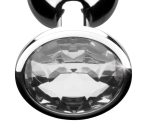 Clear Gem Anal Plug - Medium - Image 2