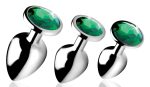 Emerald Gem Anal Plug Set - Image 2