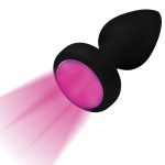 7x Light Up Rechargeable Anal Plug - Small - Image 4