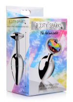 Rainbow Prism Gem Anal Plug - Medium - Image 3