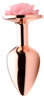 Pink Rose Gold Anal Plug - Small - Image 6