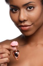 Pink Rose Gold Anal Plug - Small - Image 7