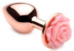 Pink Rose Gold Anal Plug - Small - Image 2
