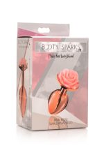 Pink Rose Gold Anal Plug - Small - Image 8